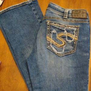 Silver jeans, Suki stretch, 12